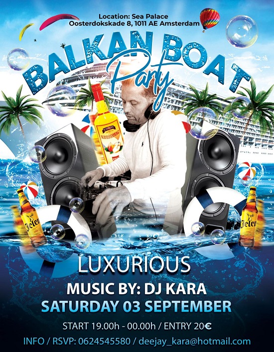Luxurious Balkan Boat Party
