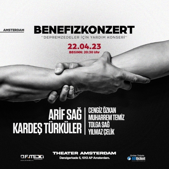 Benefiet Concert : Arif Sağ